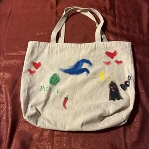 Planned Parenthood Action Fund Canvas Tote Bag Finger Paint Children’s Art Prin